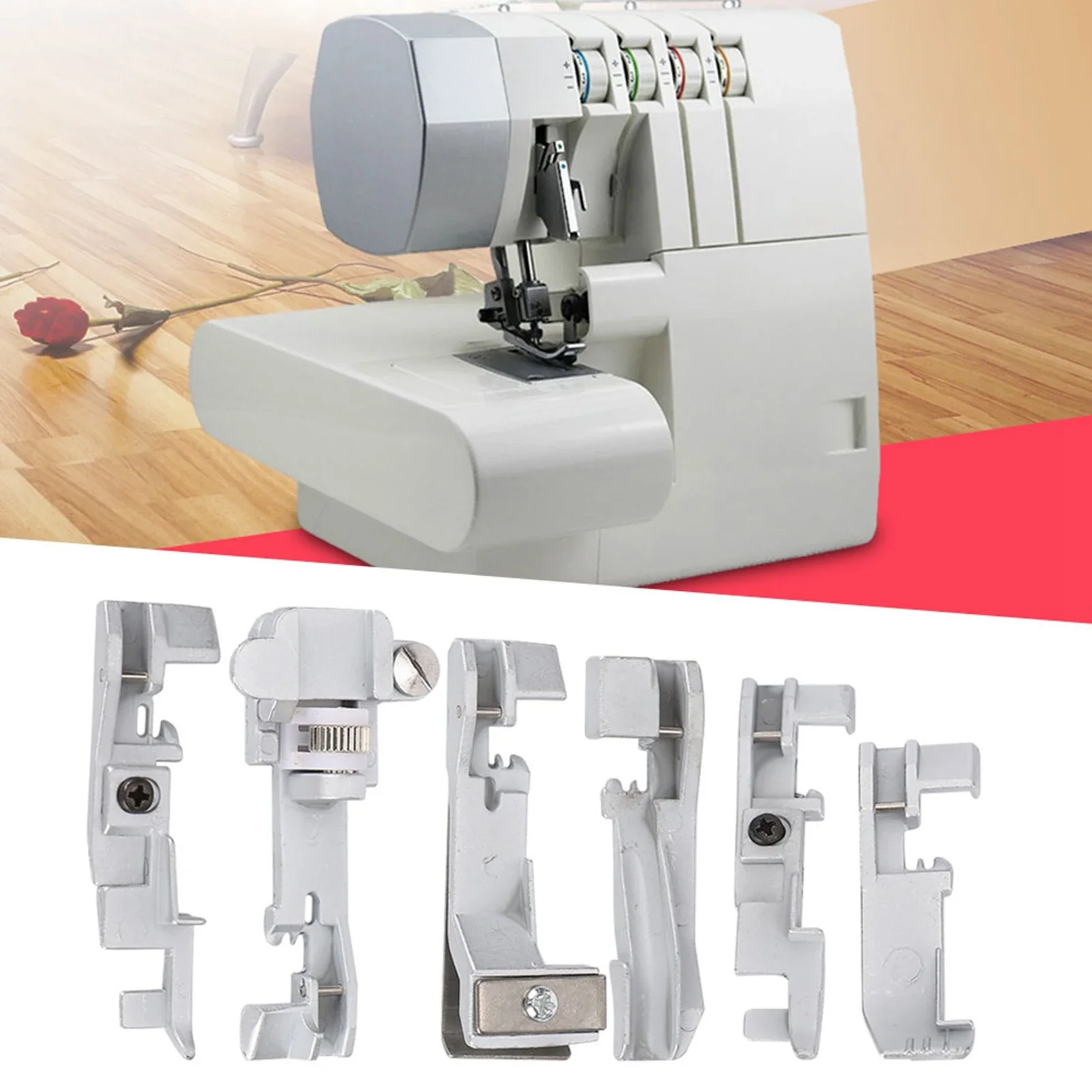 Sewing Tt - 6 قطعة مجموعة قدم الضغط في