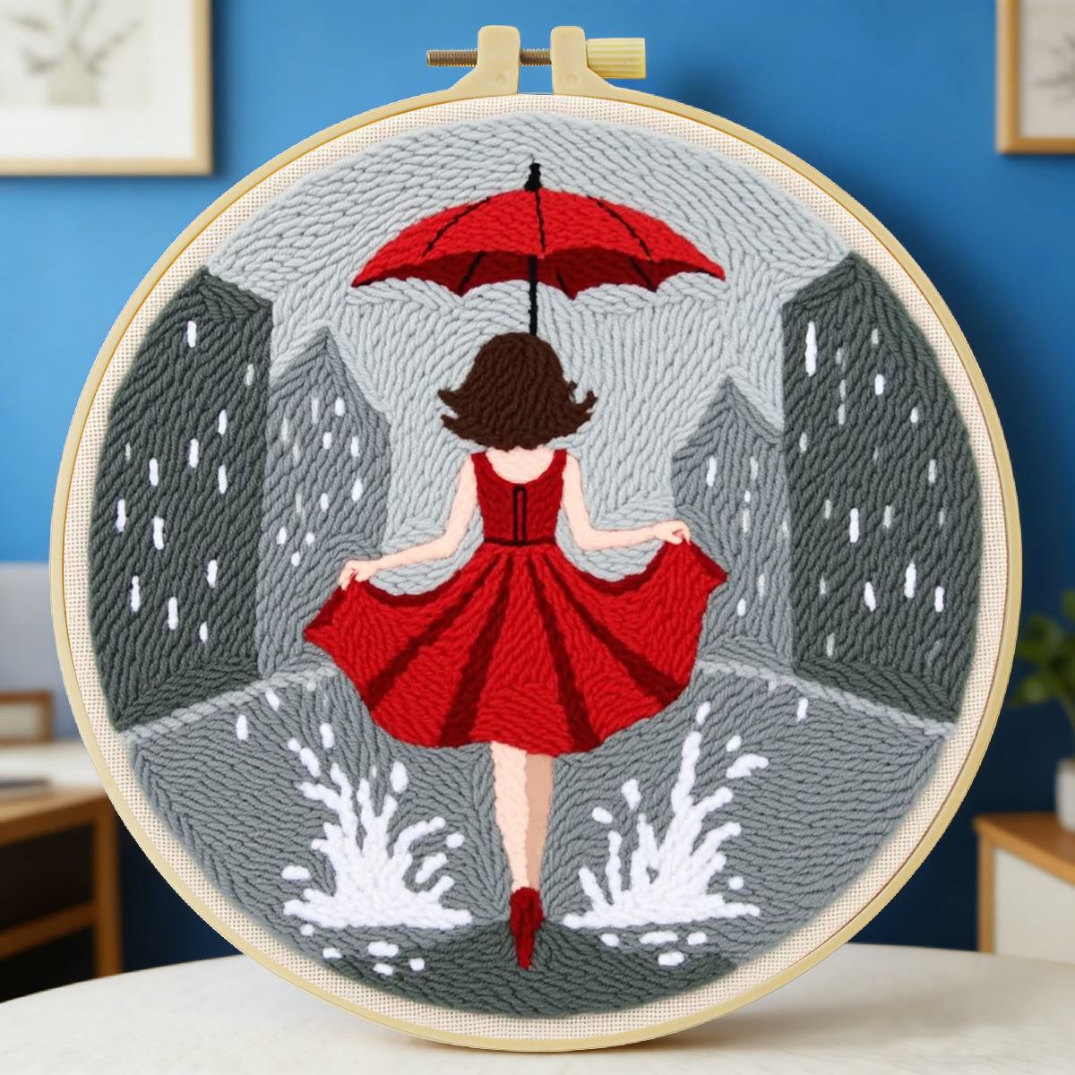 Is Sewing Textile Art - طقم تطريز بالإبرة المثقوبة للنساء مقاس