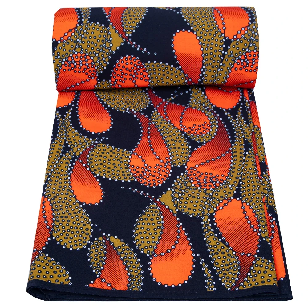 Sewing Batik Fabric - قماش نسيج أفريقي بواسطة ساحة 3/6