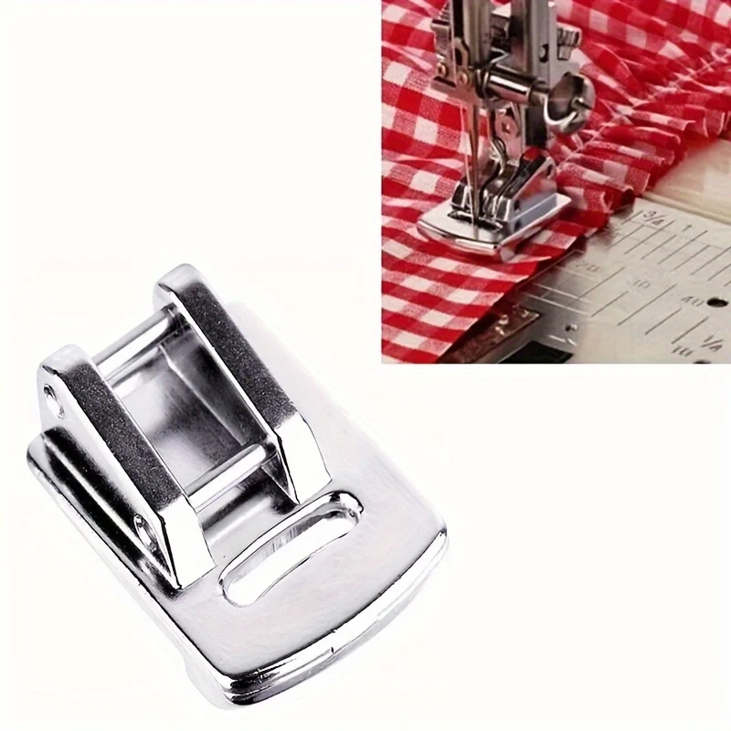 Sewing Tt - Shirring جمع Welying القدم الضغط هيم