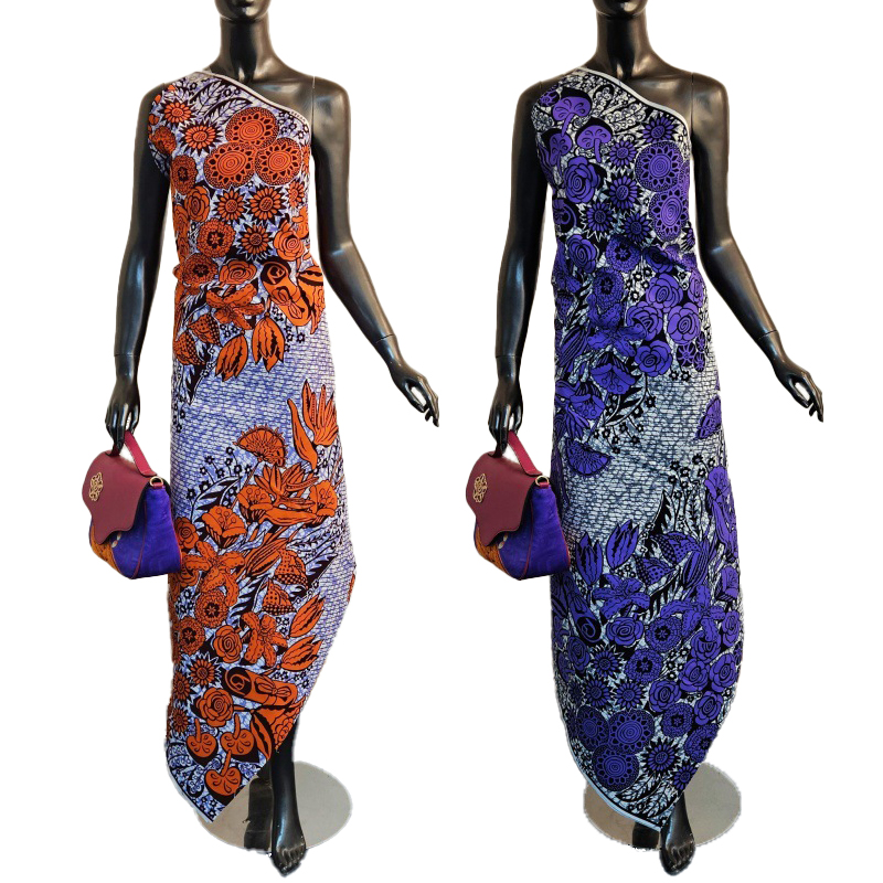 Sewing Batik Fabric - 6 ياردة طويلة القطن النمط الأفريقي