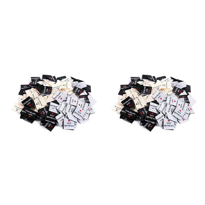 Sewing Labels - A02M-300 قطعة من الملصقات المنسوجة المصنوعة
