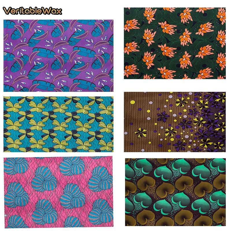Sewing Batik Fabric - أفريقيا النيجيري يطبع الباتيك النسيج الشمع