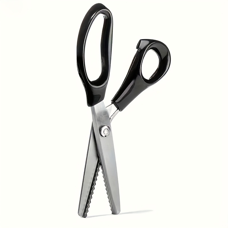 Pinking Shear Blade - المقصات الوردية المهنية مع شفرات مسننة