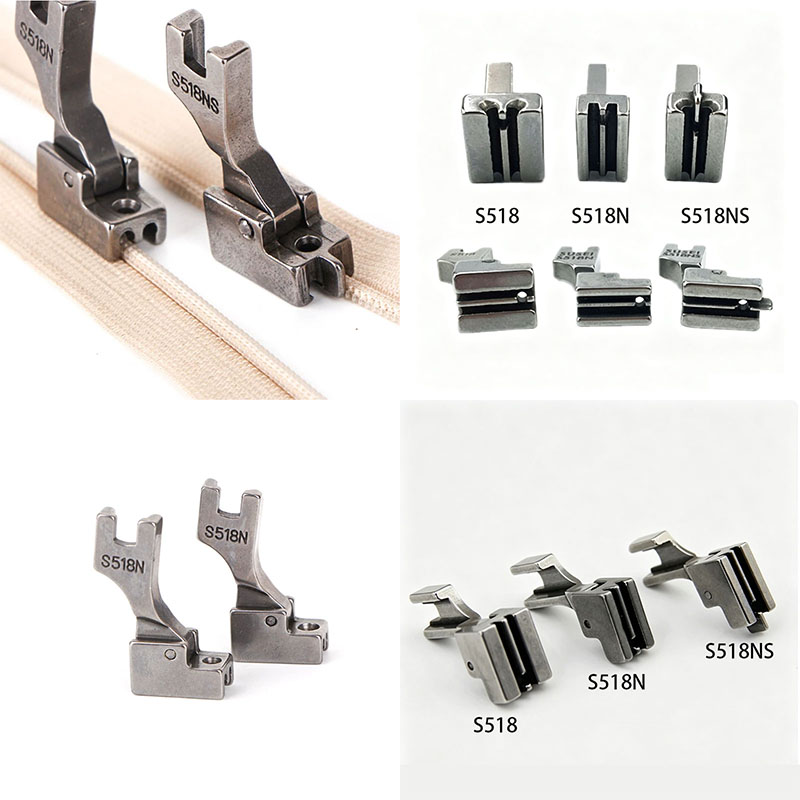 Sewing Tt - S518 S518N S518NS قدم ضاغطة للسحاب