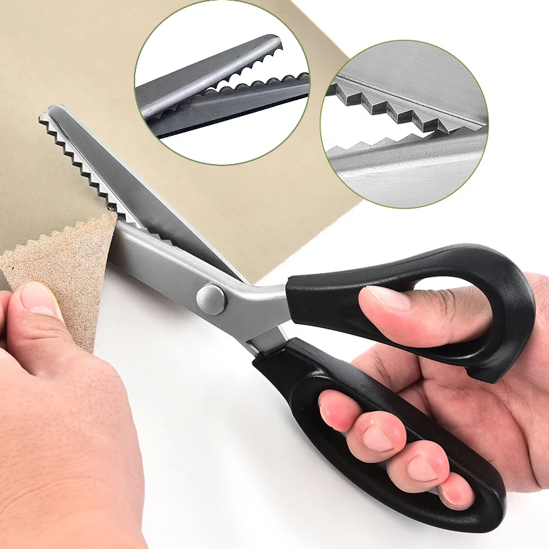 Pinking Shear Blade - 1 قطعة المقصات الوردي الفولاذ المقاوم