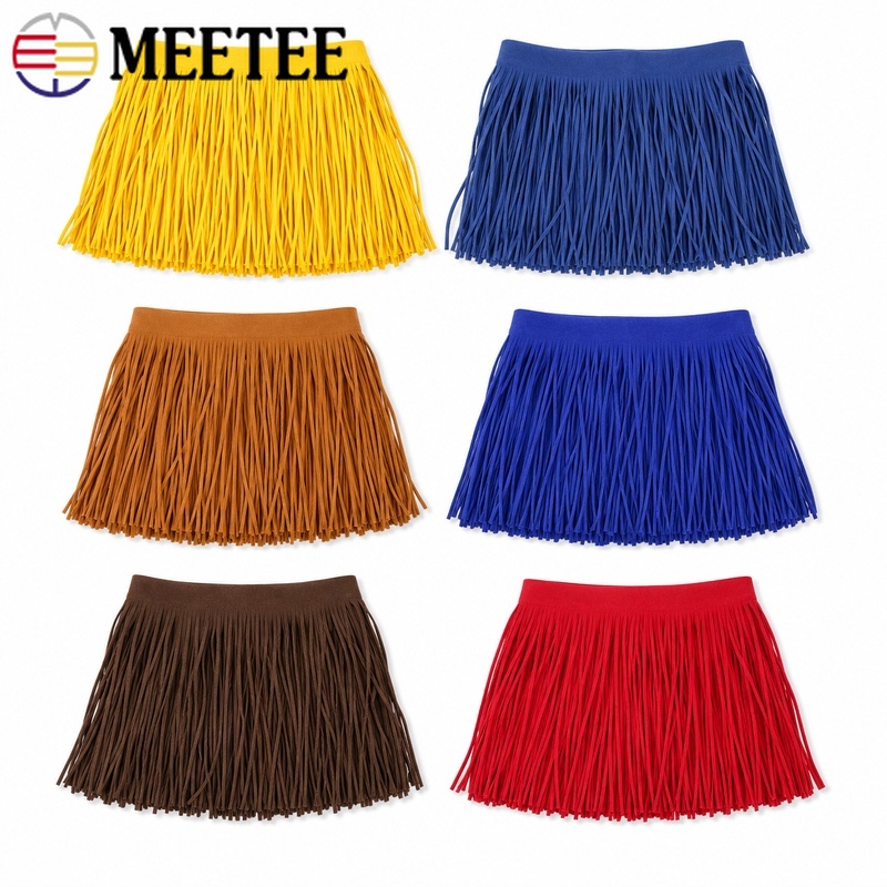 Sewing Thread In Textile - شريط شراشيب قطني بطول 2/4 متر،