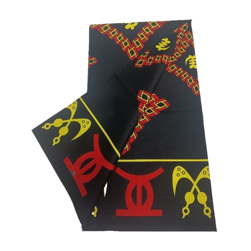 Sewing Batik Fabric - 6 ياردات أحدث قماش شمع أفريقي