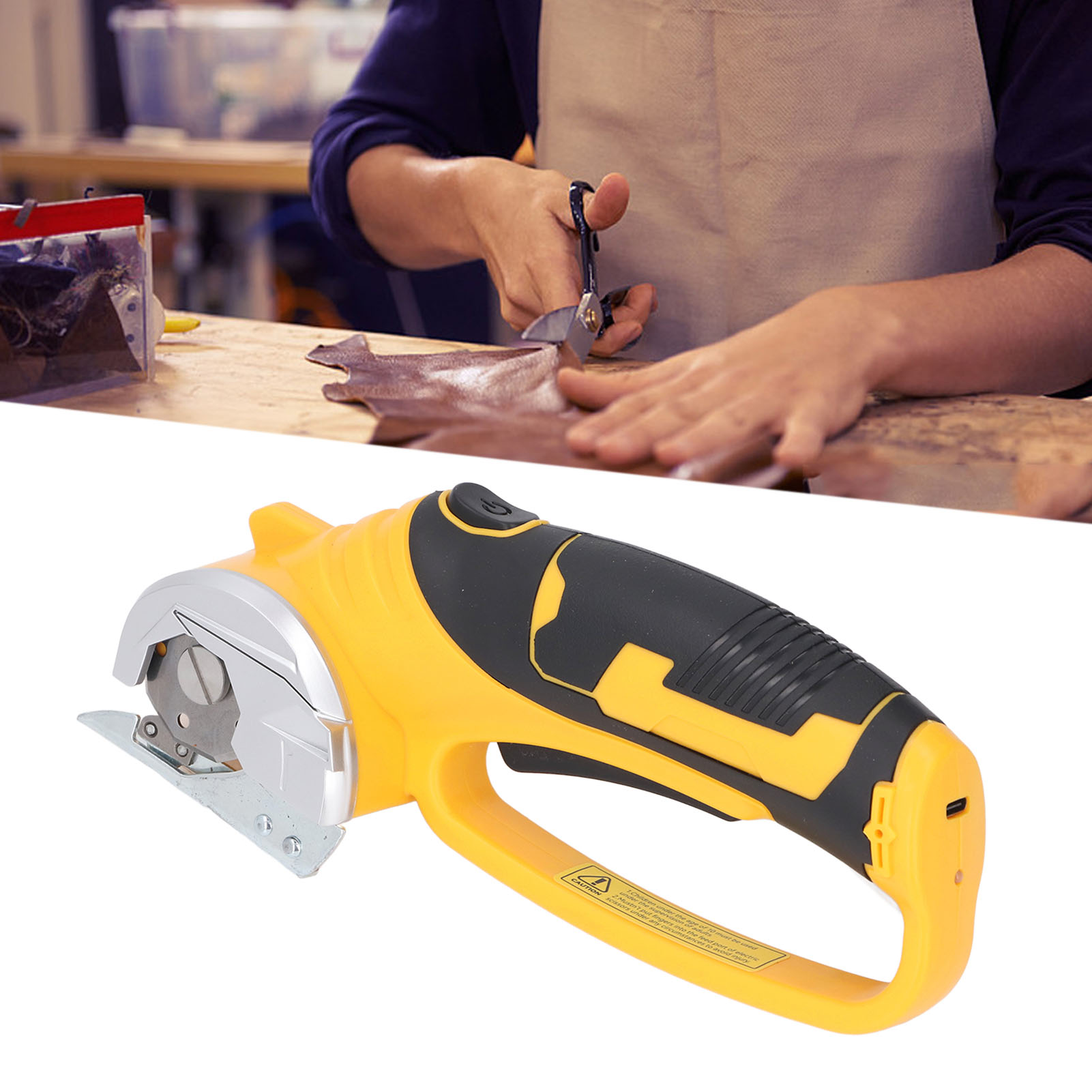 قاطع كرتون كهربائي لاسلكي، مقص - مراجعة Rotary Cutter Fabric وسعره