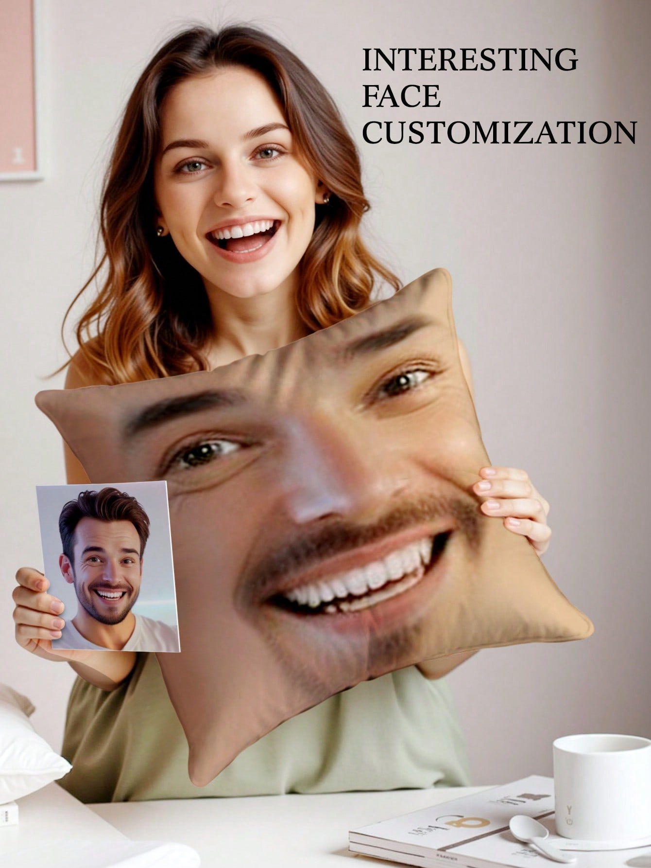 وسادة مربعة مخصصة بصورة شخصية، - مراجعة Sewing Custom وسعره
