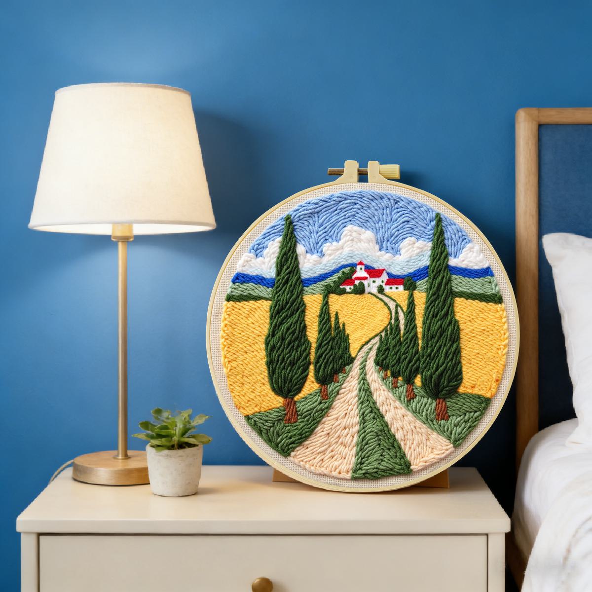 طقم تطريز بالإبرة المثقوبة مقا - مراجعة Is Sewing Textile Art وسعره