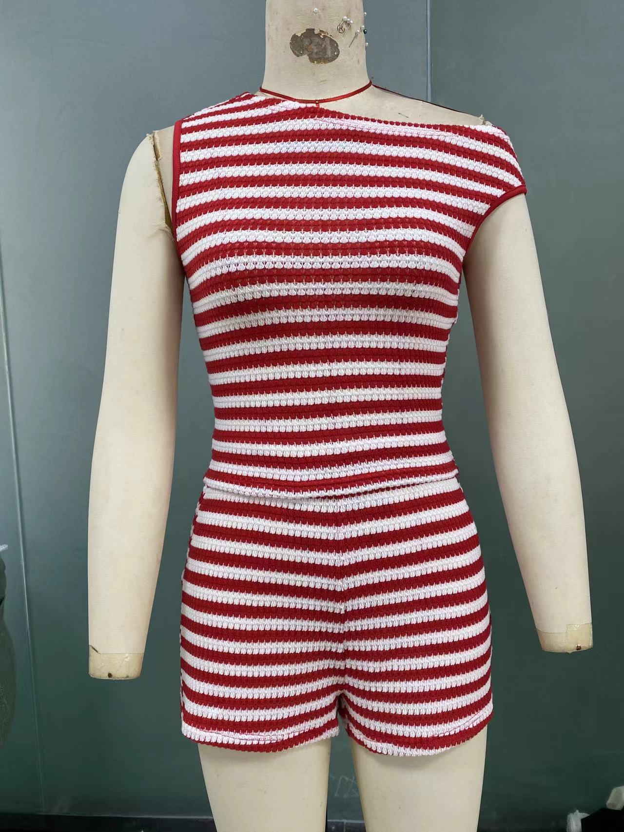 المرأة الصيف قصيرة قطعتين مجمو - مراجعة Sewing Vest وسعره