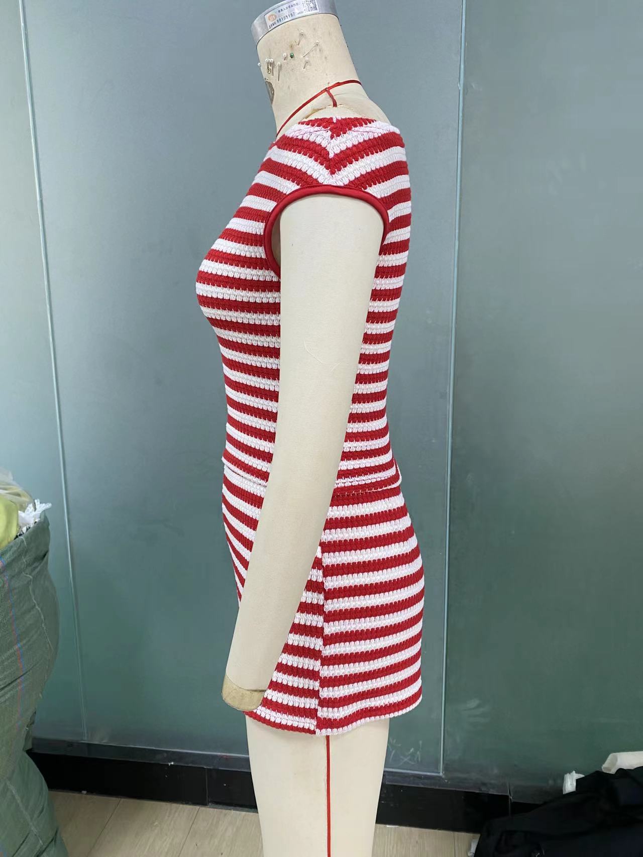 المرأة الصيف قصيرة قطعتين مجمو - مراجعة Sewing Vest وسعره