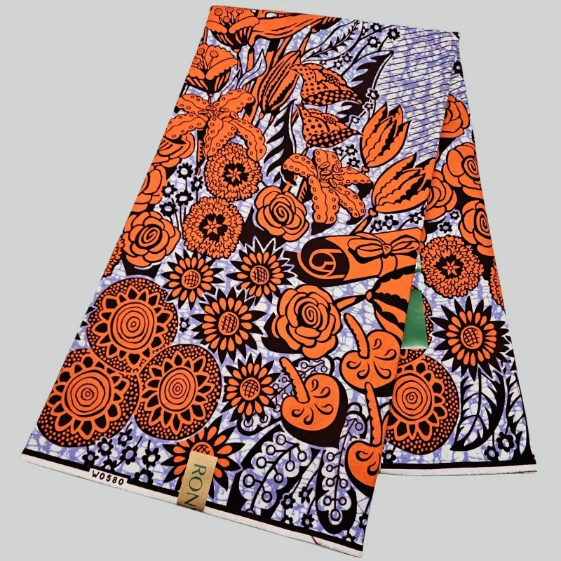 6 ياردة طويلة القطن النمط الأف - مراجعة Sewing Batik Fabric وسعره