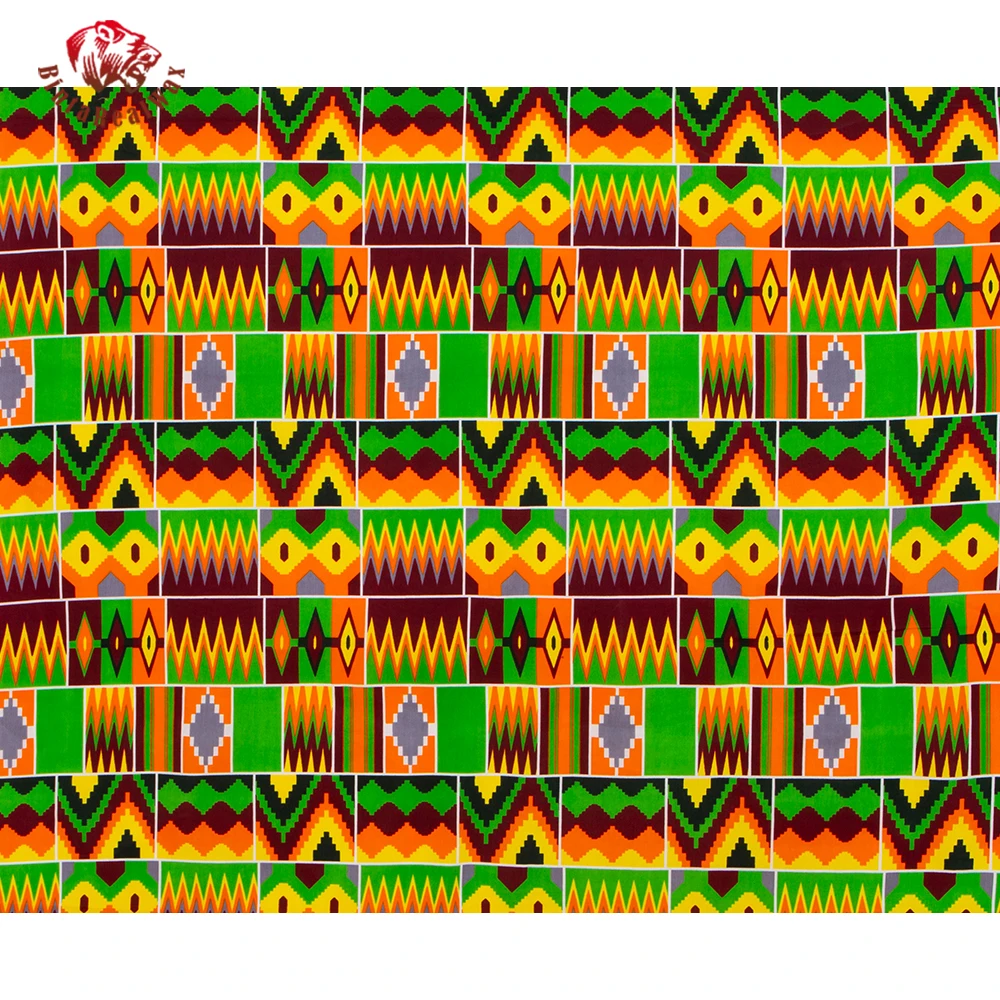 نسيج القطن الأفريقي لون فاتح ف - مراجعة Sewing Batik Fabric وسعره