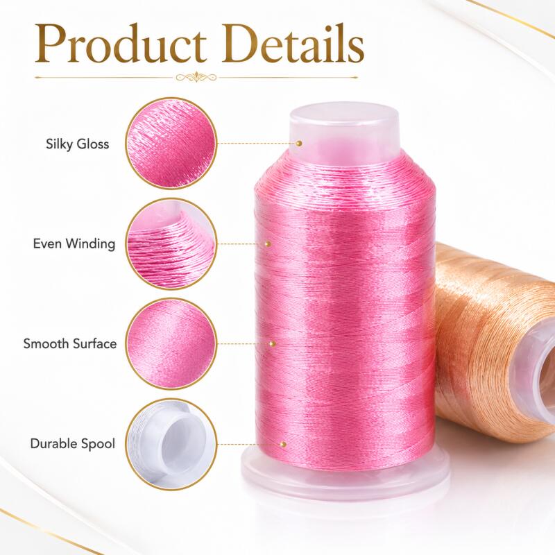 خيط شرابة عمودي 150D/2 خيوط، خ - مراجعة Sewing Thread In Textile وسعره