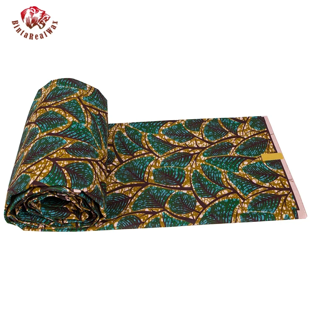 أنقرة قماش مطبوع بنمط أوراق شج - مراجعة Sewing Batik Fabric وسعره