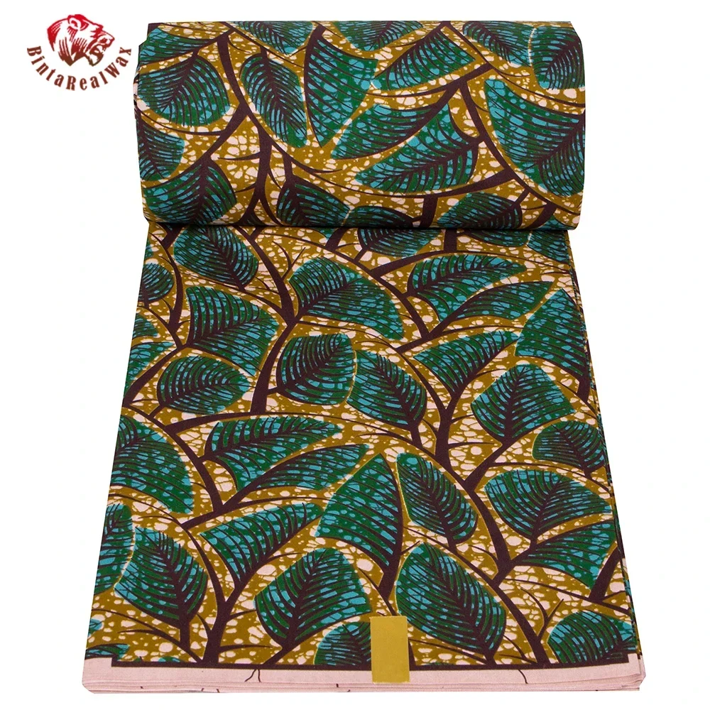 أنقرة قماش مطبوع بنمط أوراق شج - مراجعة Sewing Batik Fabric وسعره
