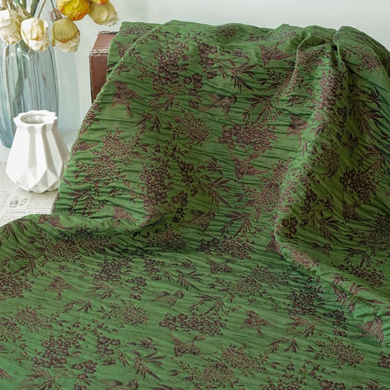 قماش جاكار بنقشة طائر العقعق ع - مراجعة Sewing Vest وسعره
