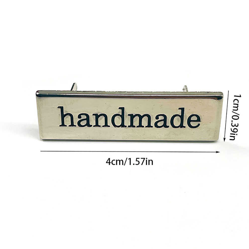 5 قطعة تسميات العلامات المعدني - مراجعة Sewing Labels وسعره