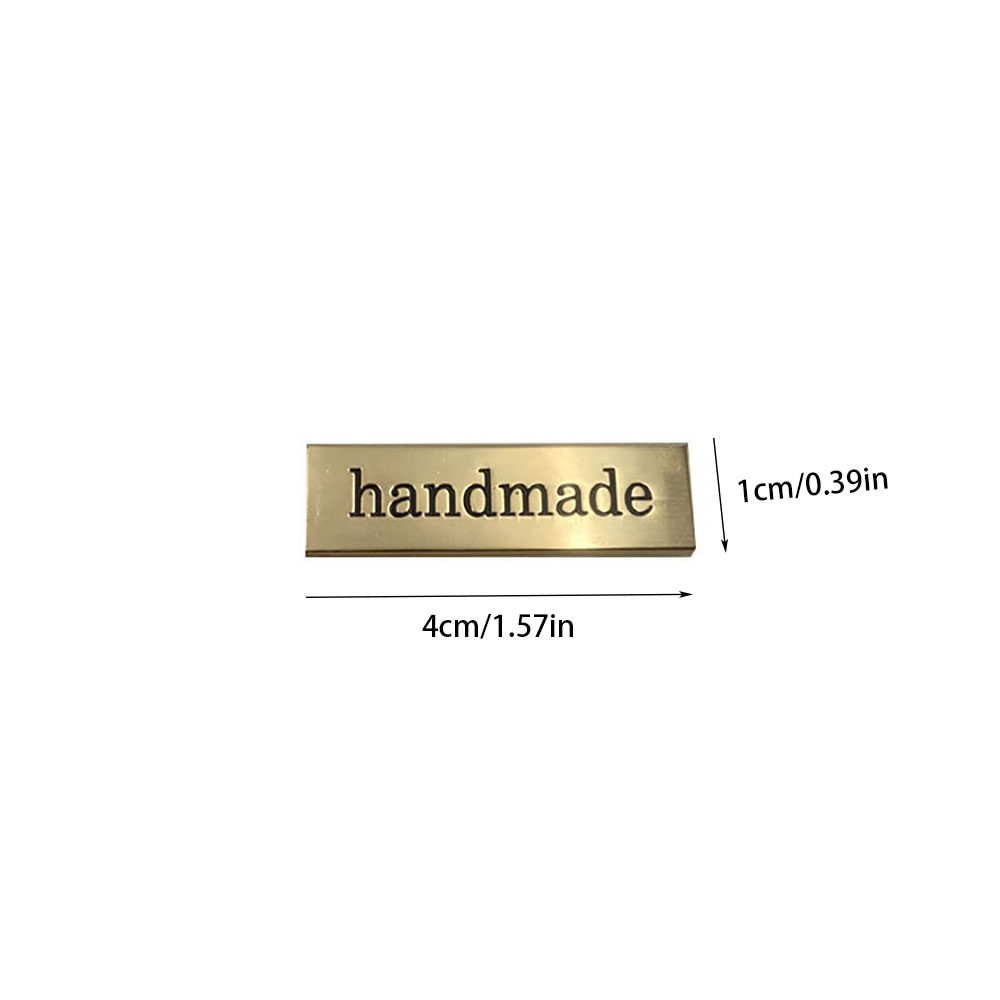 5 قطعة تسميات العلامات المعدني - مراجعة Sewing Labels وسعره